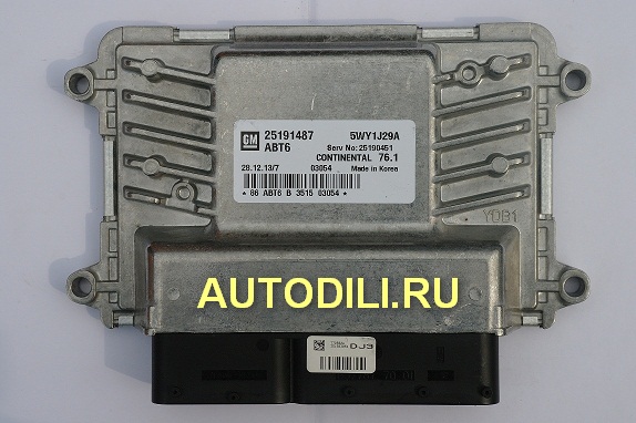 Блок управления двигателем 76.1 (ЭБУ, PCM, ECM) 25190451 detail image